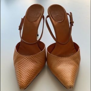 AUTHENTIC Orange Gucci pumps